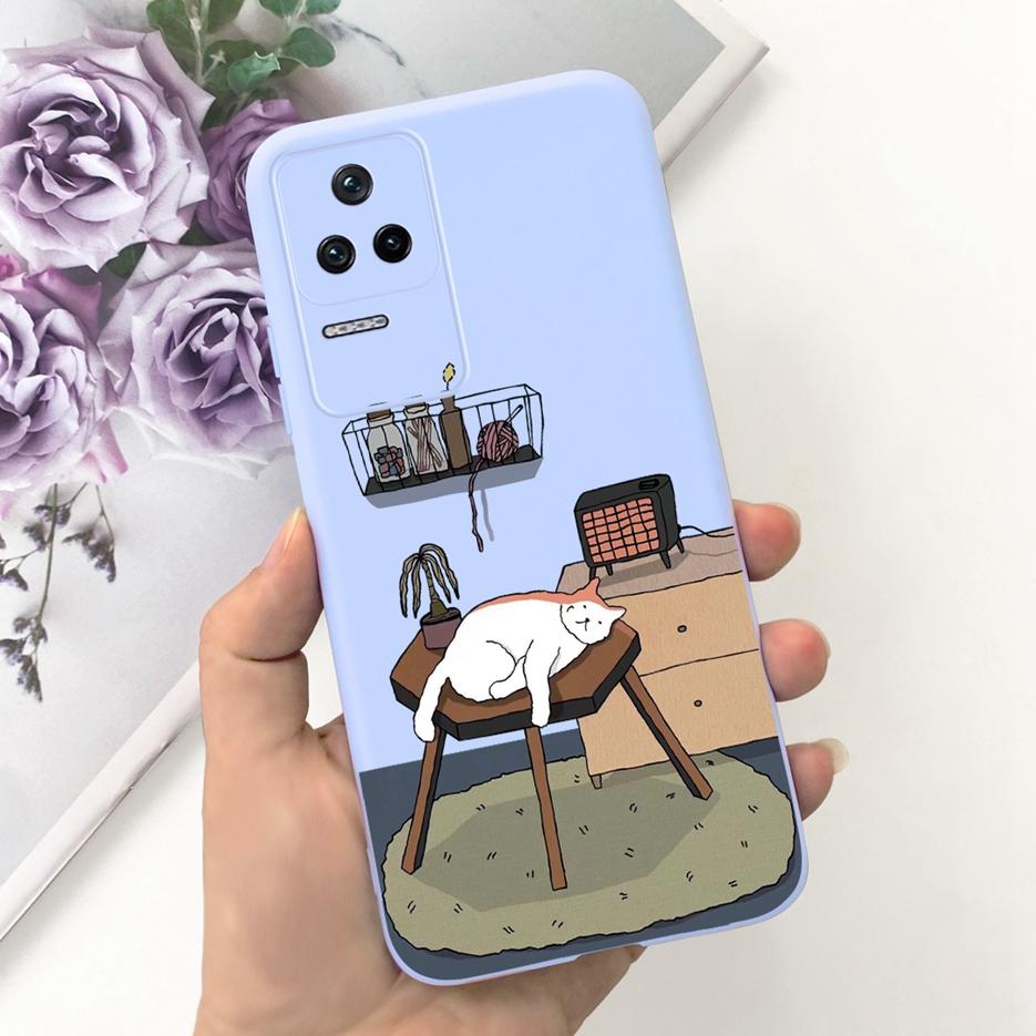 For Xiaomi Poco F4 Case Cute Fashion Cover Soft Silicone Protective Shell For Xiaomi Poco F4 GT PocoF4 Phone Cases 6.67'' Bumper