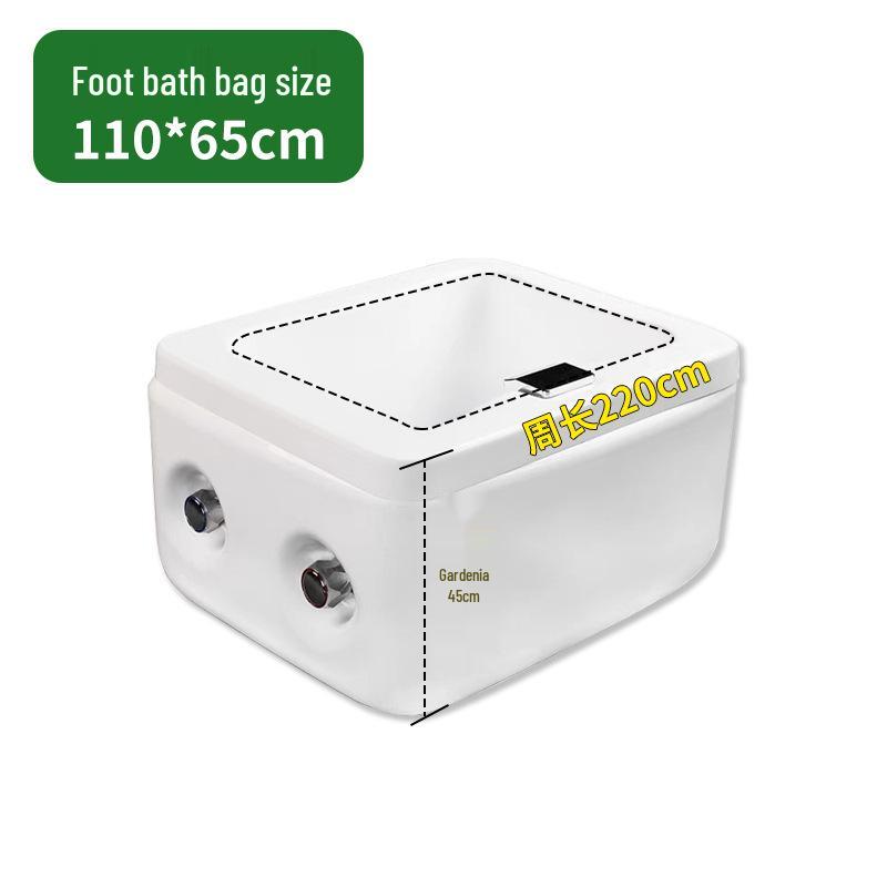 Thickened Disposable Foot Soak Bags - Plastic Basin Liners for Foot Spa
