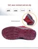 Women's Plush Warm Waterproof Hiking Shoes - Non-Slip, Easy-On for Middle-Aged & Seniors