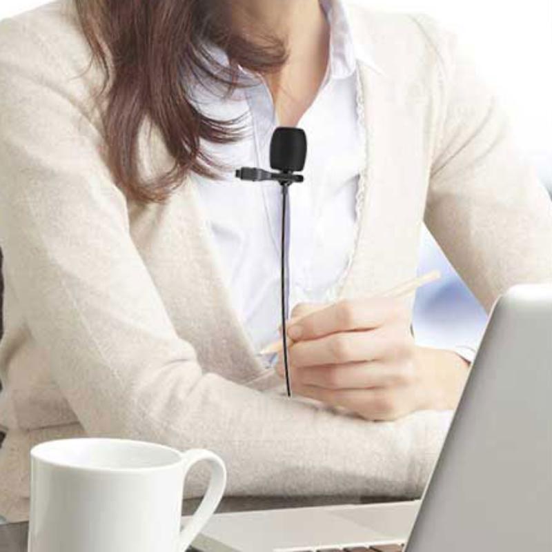 Small Portable Live Streaming Conference Professional Equipment USB Noise Cancelling Lavalier Microphone No Noise High-quality Microphone