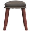 Footstool Gray 45 X 29.5 X 35 Cm Artificial Leather