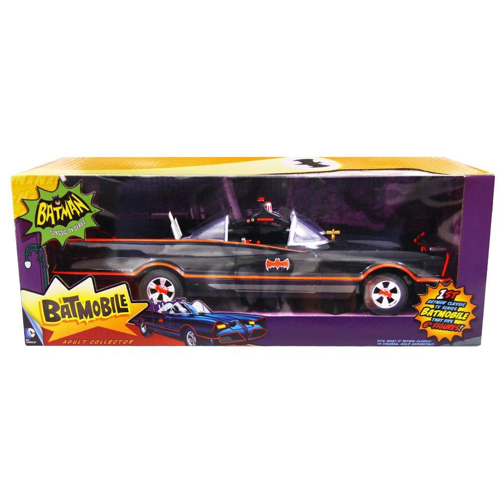 Mattel Action Figure Batman 1966 TV Series Batmobile Scale Plastic Painted Action Figure 1/12