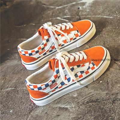 Mode Herren Sneaker Unisex Canvas Schuhe für Herren Lässig Abriebfest Atmungsaktiv Trendig Herren Schnürschuhe Weiße Flats Zapatillas De Deporte