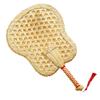 1Pcs Round Natural Pushan Environmentally Friendly Chinese Style Decorative Diy Woven Fan Cooling Fan Home Decoration Hand Fans