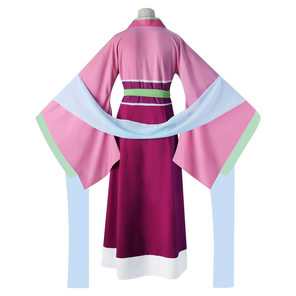 МАО МАО костюм для рольової гри Аніме Щоденник фармацевта Рожева сукня Kusuriya No Hitorigoto Вечірка на Хелловін Жінка