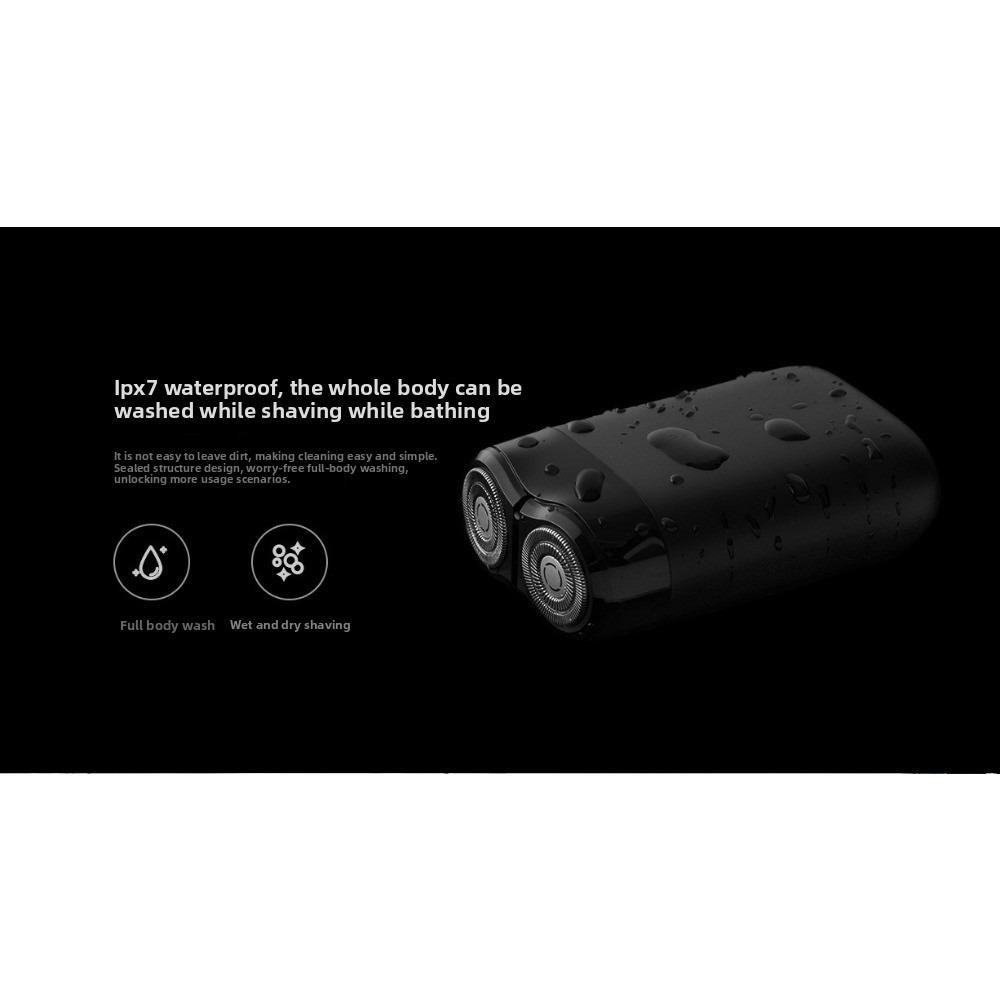 XIAOMI  Mijia Electric Shaver S100, IPX7 Waterproof, Dual Floating Heads, Type-C Charging, Portable Men's Razor