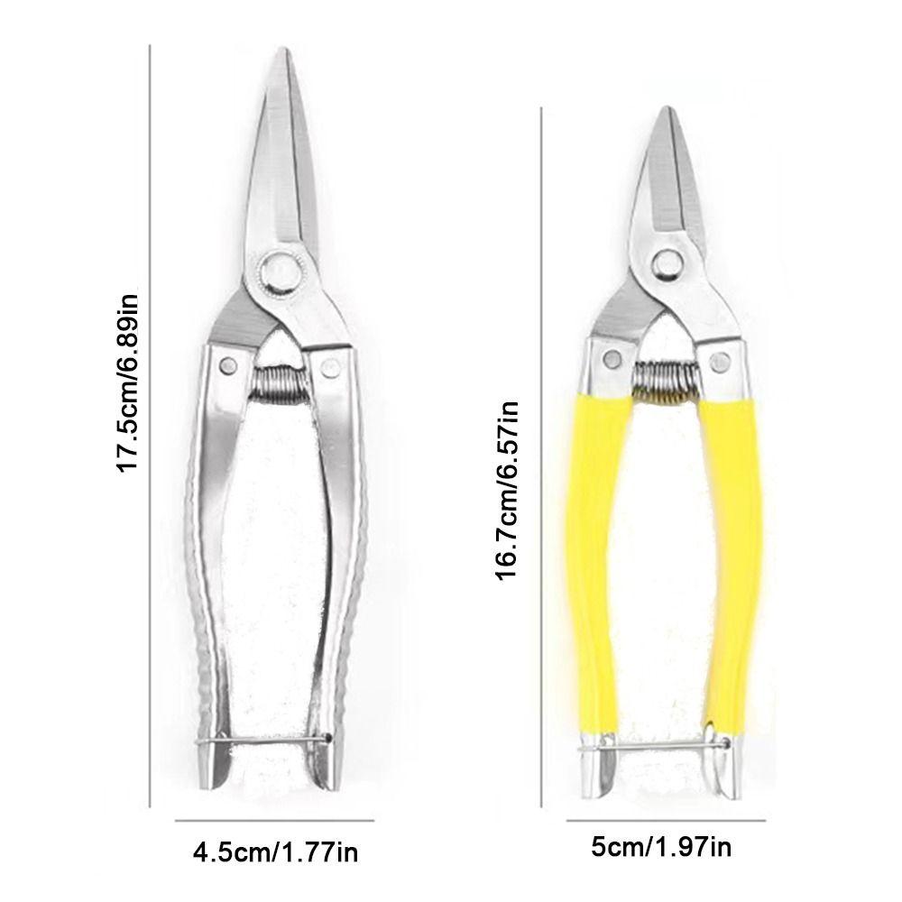 With Automatic Return Spring Branch Shears Garden Branch Shear Gardening Plant Flower Pruning