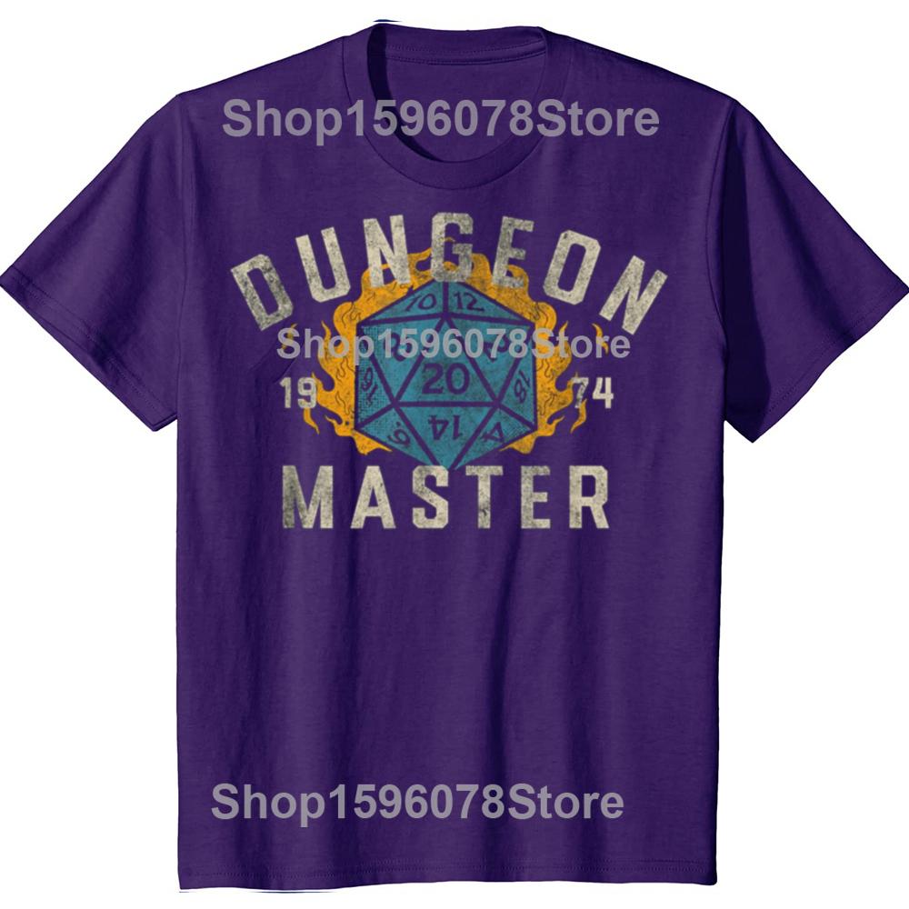 

Funny Dungeons & Dragons Dungeon Master Graphic T Shirts Men Women Humor Streetwear Tee Shirt Short Sleeve Unisex Loose Clothing 4XL