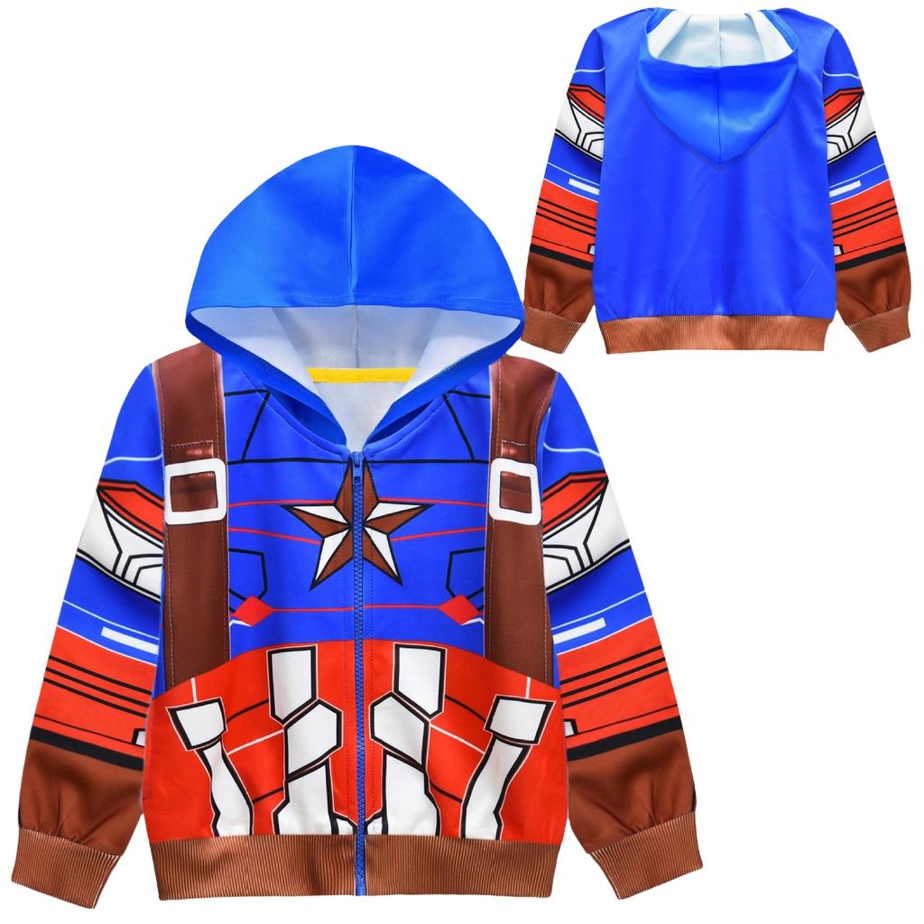 Kids Zip Up Hoodie Jacket for Boys Girls Youth Casual Hooded Outerwear