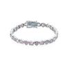 [Puremond] Simulant Diamond Heart Attack Pink Bracelet (L) OTB122722DWP