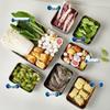 Stainless Steel Storage Box with Lid - Rectangular - Set of 2