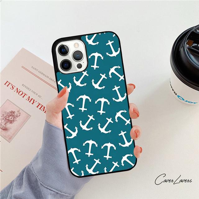 Anchor Compass Nautical Sailor Sailing Phone Case For iPhone 17 Air 16 15 14 Plus Apple 11 12 13 Pro Max Coque