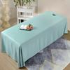 Solid Color Beauty Salon Massage Table Bed Sheet Hole Thick Therapy Bedsheet Physiotherapy Spa Clubhouse Massage Bed Sheet