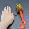 Realistic Artificial Baits with Soft Plush Texture Enhances Casting Performances for Beginner Fishermen Fishing Hair Lure