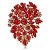 Crystal Glass Brooch for Women Rhinestone Pins Friends Party Gifts Banquet Jewellery Accessories