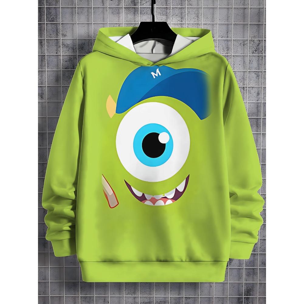 

2025 Літо Монстри Інк 3D Друк Всі Сезони Дитячий Повсякденний Світшот Крутий Пуловер Топ Унісекс Одяг Хлопчик Дівчинка Худі 160