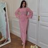 New 2024 European & American Style Summer Wrinkled Drape Mercerized Skirt Suit for Comfortable Commuting