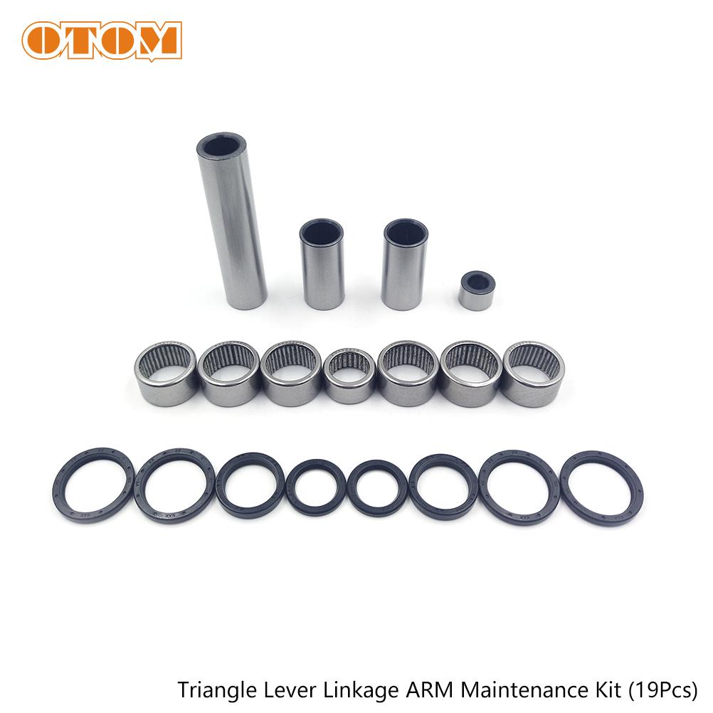 OTOM Motorcycle Thrust Needle Roller Bearings Bushing Oil Seal Motocross Triangle Lever Linkage ARM For Yamaha YZF WRF 250 450
