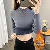 2025 Autumn/Winter Women's Thick High Collar Knit Sweater Base Layer