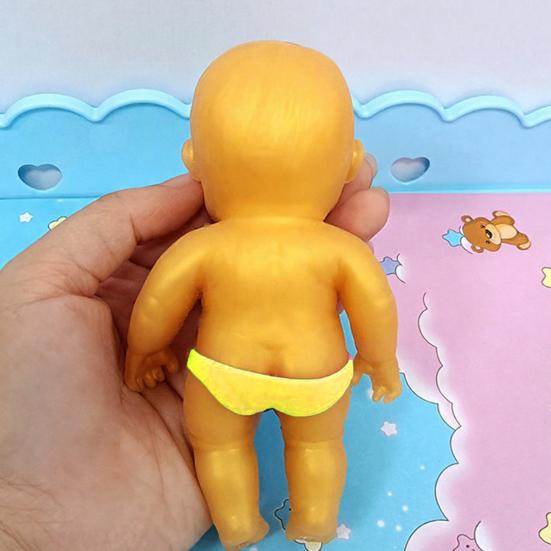 1/2Pcs Babies Stress Relief Toy with Underwear Slow Rising Anxiety Relieving Mini Baby Squeeze Toy Soft Relaxation Stress Ball Fidget Toy