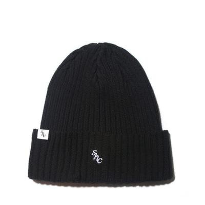 BUTDEEP Cotton Small Logo Beanie - Black
