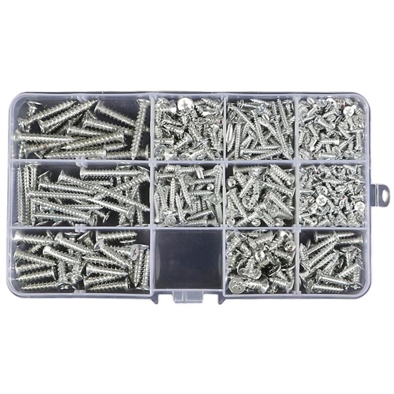 Metal Screw Set Fastening Screws Stable Screw Selection Nail Screw Fastener Nut Upgrades for Multifunction  Tool Application