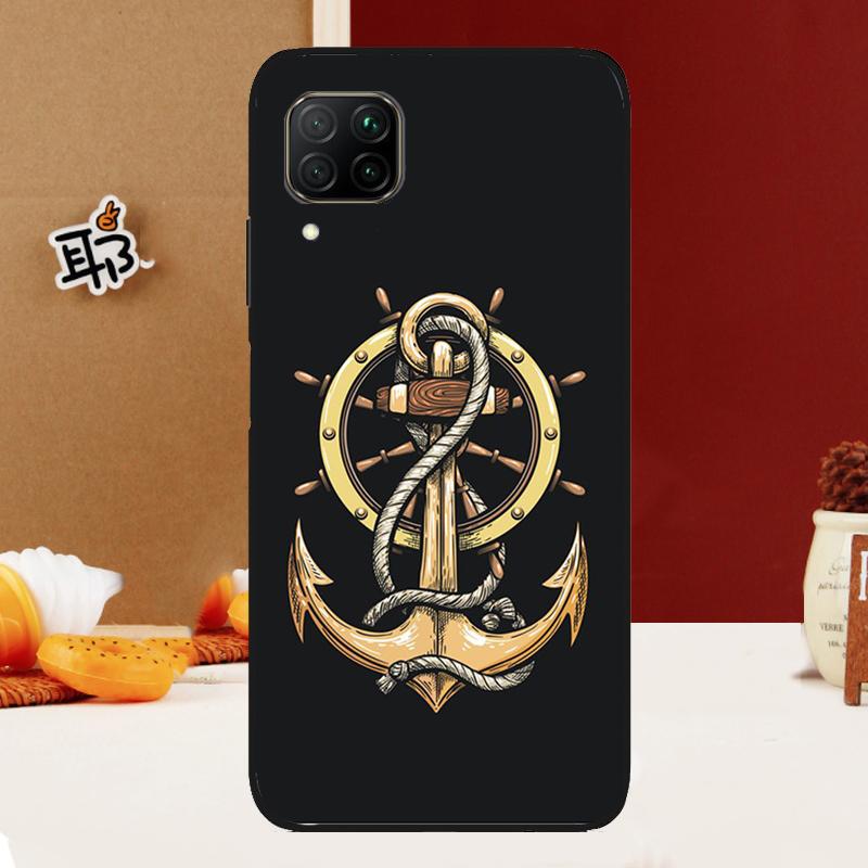 Anchor Sea Beach For Huawei Nova Y70 Y91 Y90 Y60 Y61 Y72 Y73 3i 7i 8i 11i 12i 9 10 SE P20 P30 P40 Lite Case