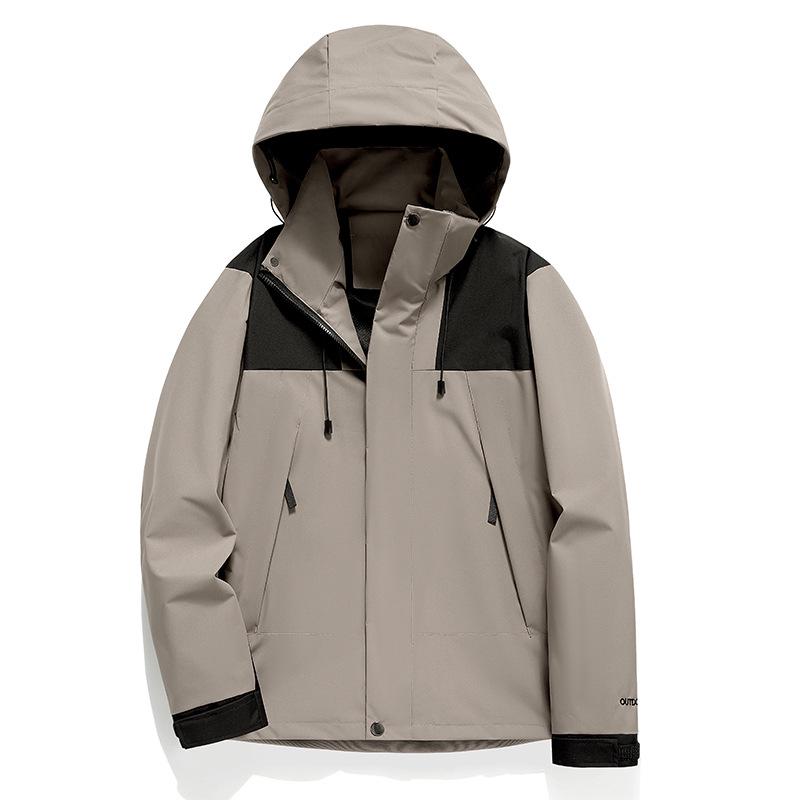 Teen Waterproof & Windproof Outdoor Patchwork Jacket for Mountaineering