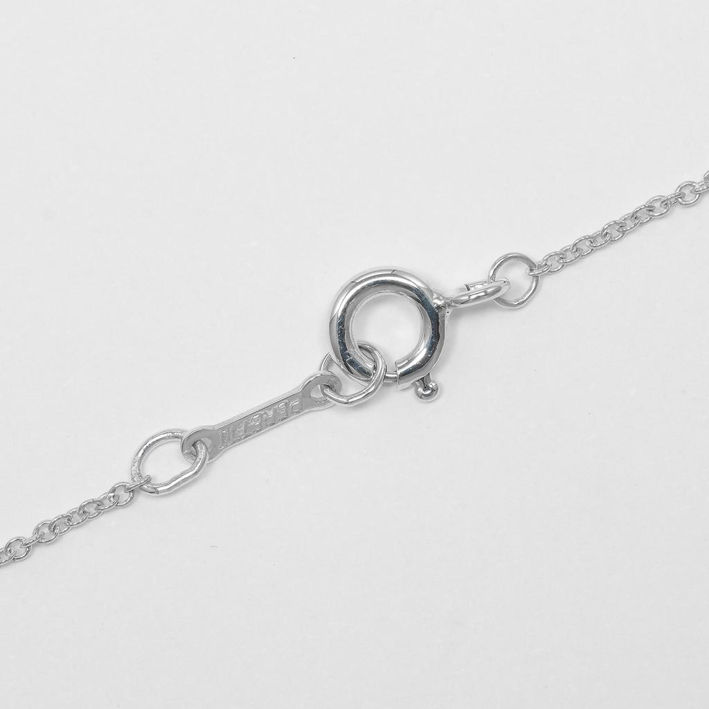 TIFFANY&Co. Bean Necklace Silver925 2.8g Women Used