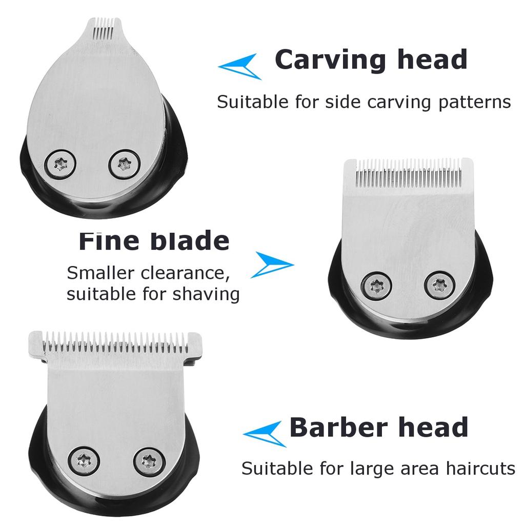 Buy 9Pcs/Set Cordless Men Electric Hair Clipper Trimmer Styling