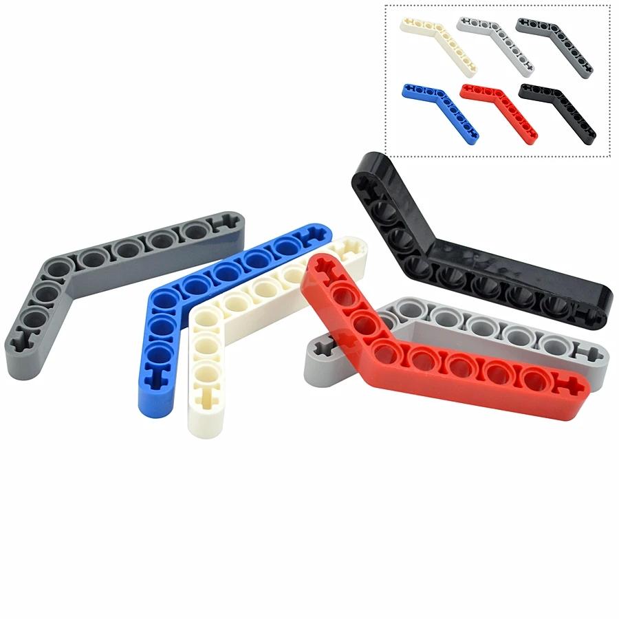 DO IT YOURSELF 6x4 Bent Liftarm Thick Curved Arm 10Pcs Moc Construction Bricks Technical Beam Works With 6629 Assembles Particles Blocks Toy