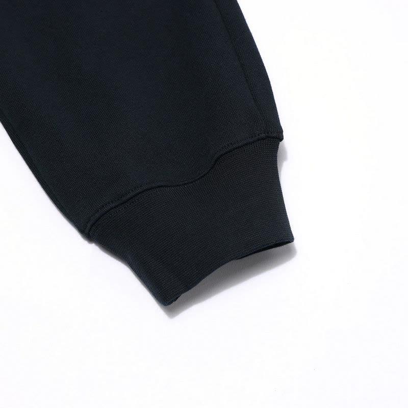 Jordan Logo Tape Drawstring Casual Fleece-Lined Jogger Knit Pants Kids Bottoms Black HF6639-010