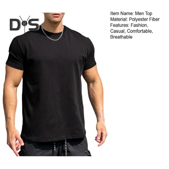Men's Loose Fit Athletic T-Shirts Summer Crew Neck Short Sleeve Top Outdoor Workout Tee Casual Basic Tops for Daily Life Sports Street