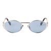 MIU MIU Logo Design Oval Sunglasses Women Sunglasses Silver SMU52Y_E1BC_FE20R_C_054