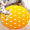 Demon Slayer Art Round Area Rug Carpet Rug For Living Room Bedroom Sofa Playroom Decor Nonslip Floor Mat