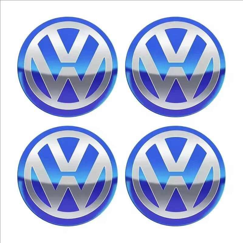 Car Wheel Center Cover Hub Caps Decal Badge Stickers for VW Volkswagen MK6 Golf 6 Golf 7 Passat Tiguan Polo HYNS-D186 zf6