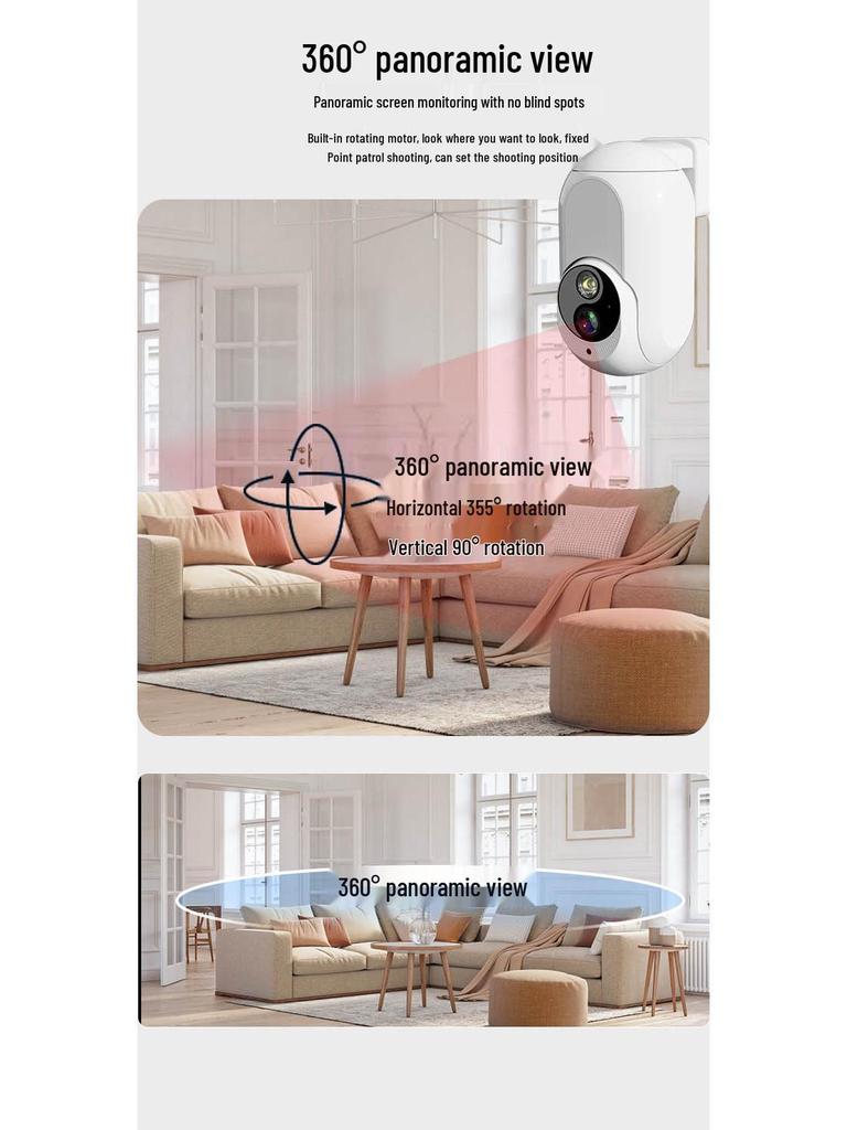 1080P HD Indoor PTZ WiFi Surveillance Camera