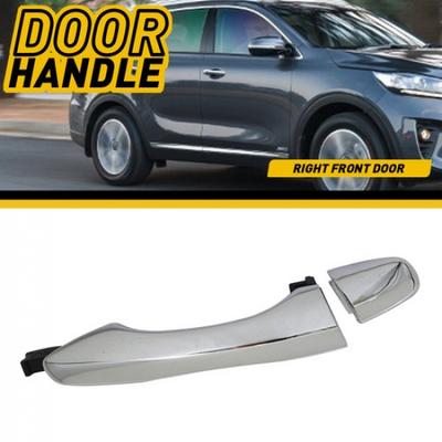Door Handle Front Exterior Right For Kia Sorento 2016- Chrome 82661-C5010 EV