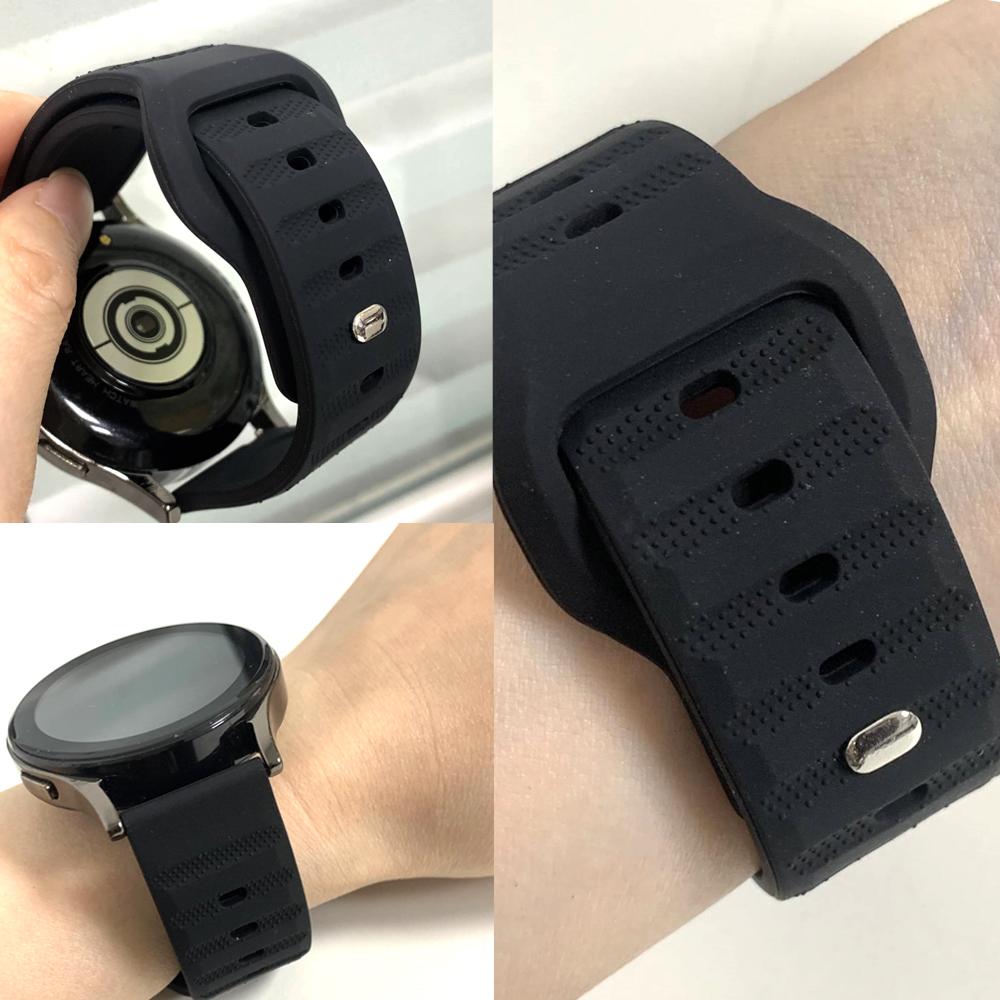 22mm Silikon Sport Weiches Armband für SUUNTO 9 Peak DLC/PRO 5/9 PEAK VERTICAL Armband für SUUNTO RACE 2/S RUN OCEAN Ersatzbänder