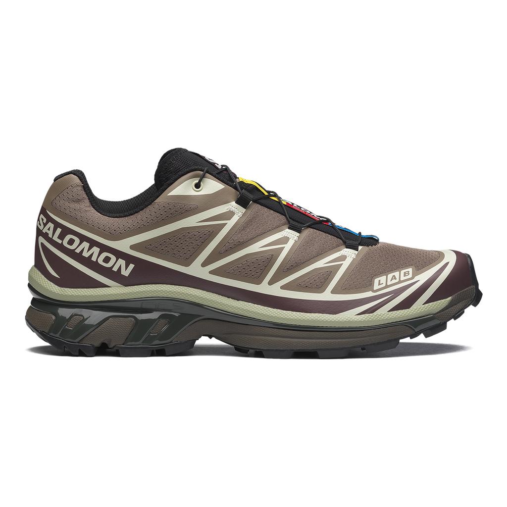 SALOMON Xt-6 Outdoor Casual Daily Commuting Shock Absorption Wear-Resistant Support Lightweight Low-Top Running Shoes Unisex Sneaker Urban-Grey 492097