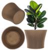 KADAX Flowerpot Flower Pot 11cm Plant Cover Flowerpot Plastic White