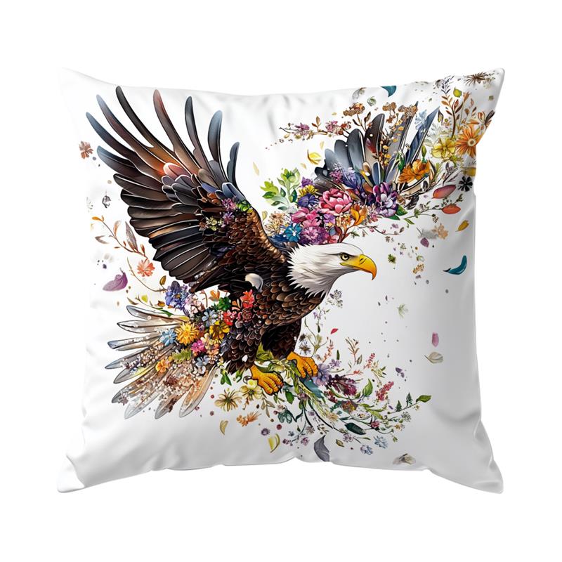1 Pc Eagle Pattern Pillow Cover For Home Living Room Bedroom Sofa Office Decorative Pillowcase Soft Throw Pillows 45*45 Cm
