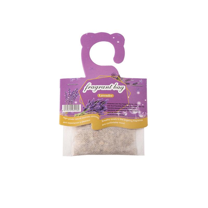 Натуральный ароматический подвесной саше-пакет для шкафа, дезодорирующий бумажный мешочек-освежитель со специями, бытовой освежитель воздуха-дезодоратор для шкафа и ящика Lavender-1pcs
