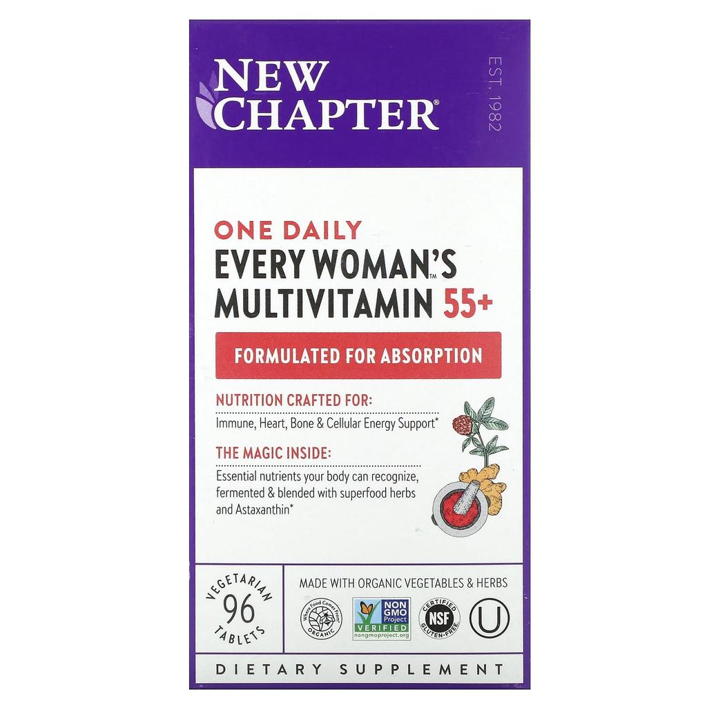 Every Woman One Daily 55+ Multivitamin, 96 Vegetarian Tablets