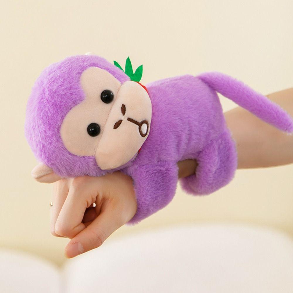 Panda Slap Bracelet Series Monkey Capybara Plush Wrist Band Plush Doll Slap Bracelet  Christmas Toy