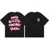 Difference Market Currency ASSC CLUB Hiroshi Fujiwara Lightning Series Printed Men's and Women's Loose Casual Short Sleeve T-Shirt