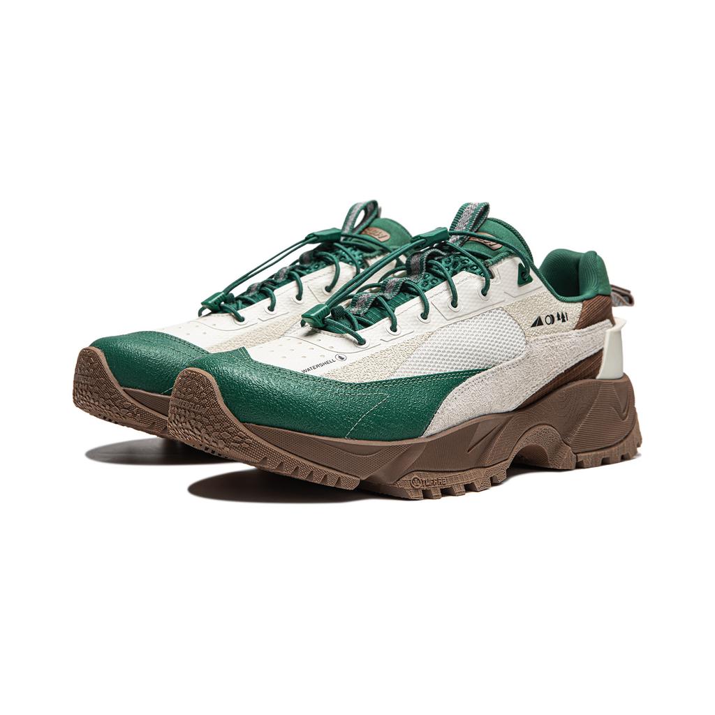 Li Ning CF Su Series Outdoor Pro Pohodlné Minimalistické Tlumení Nárazů Vodotěsné Nízké Lifestylové Ležérní Boty Pánské Ležérní Boty AGLU151-2