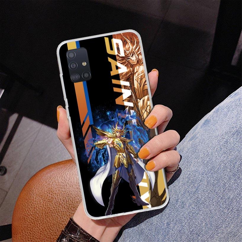 Anime Saint-Seiya Phone Case For Samsung Galaxy A52 A32 A22 A12 A51 A31 A50S A30S A20S A10S Note 20 Ultra 10 Plus S10 A72 A71 Ga