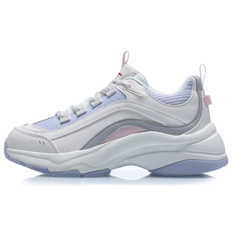 

Новые кроссовки LINING Chunky Женские низкие белые/синие/розовые AGCQ494-2 39