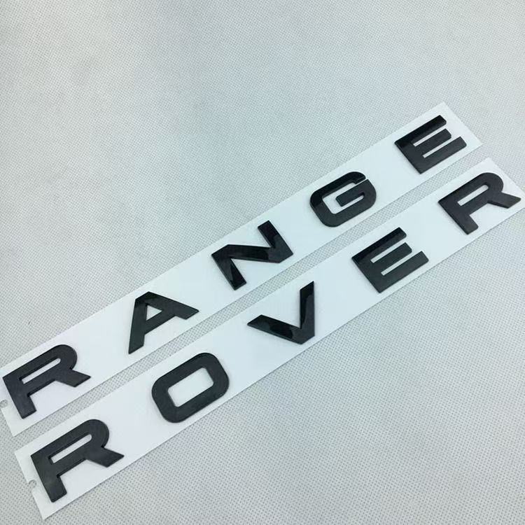 Fit Land Rover Emblem, RANGE ROVER Hood Badge for Evoque, Land Rover Letter Logo Sticker XS3